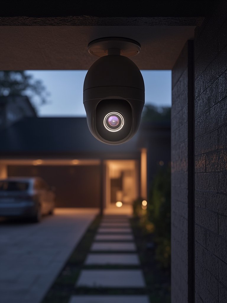 outdoor camera in action