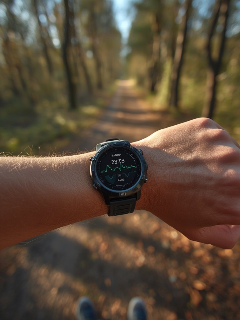 Garmin Smartwatch in action