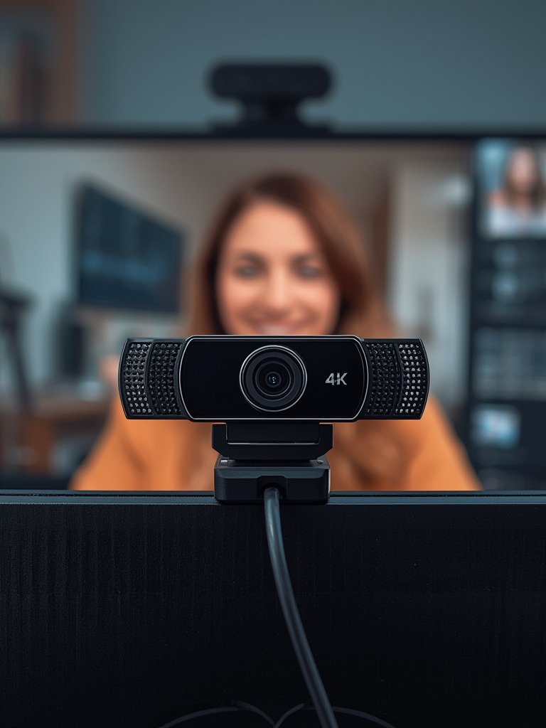 4K webcam in action