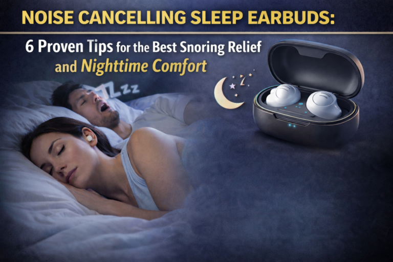 Noise cancelling sleep earbuds