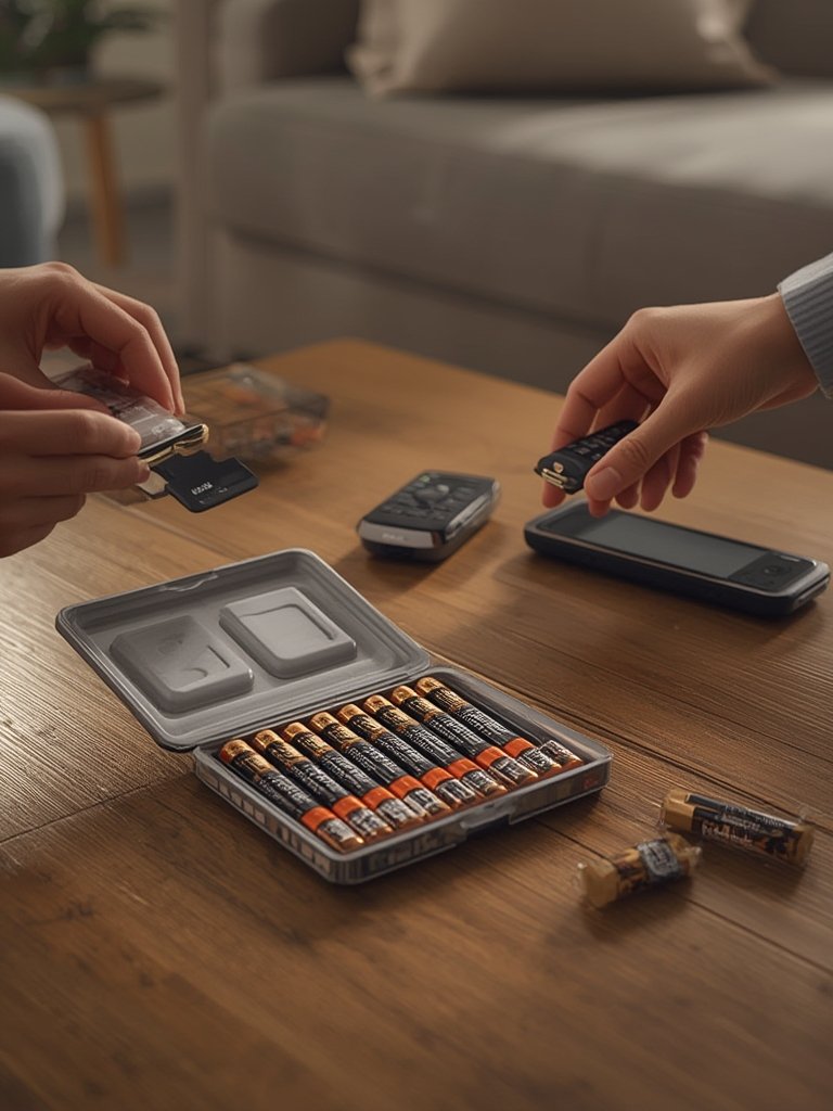 AAA batteries in action