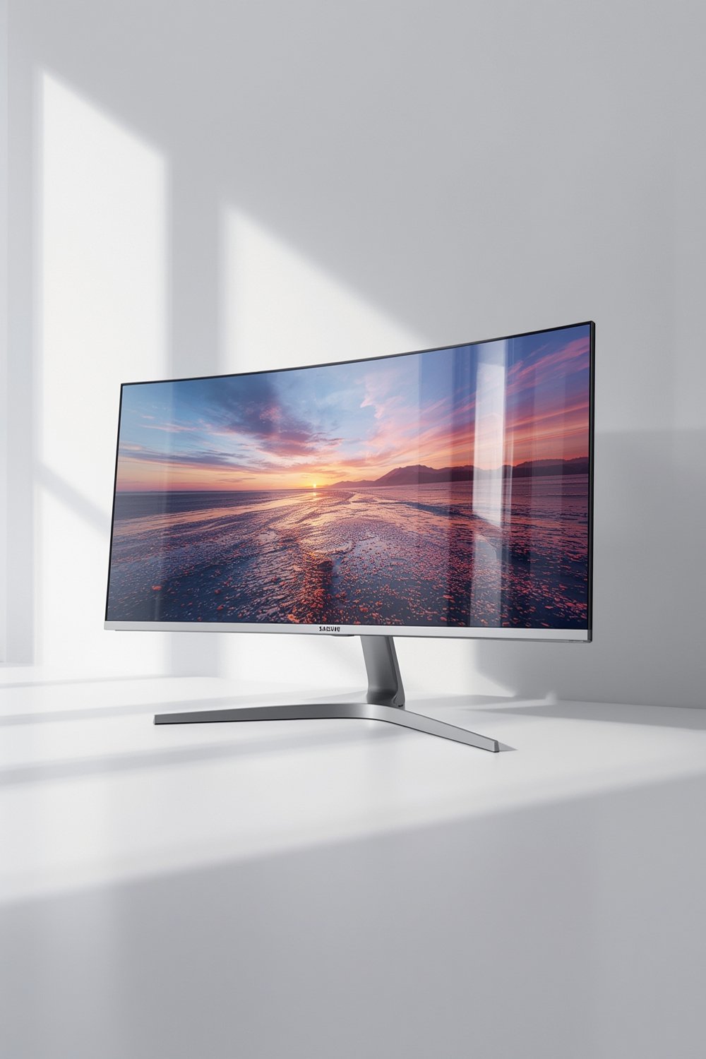 curved monitor product view