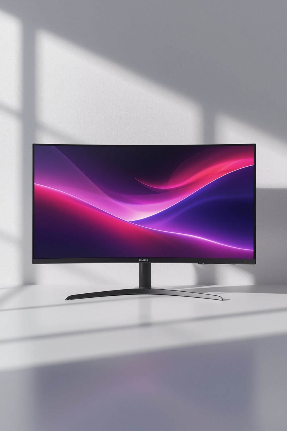 curved monitor product view