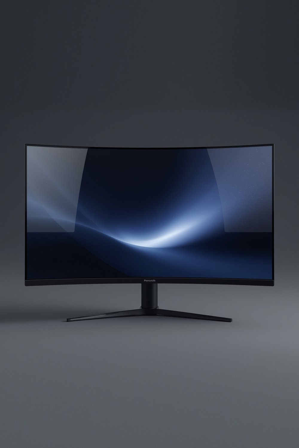 curved monitor - Illustration 1