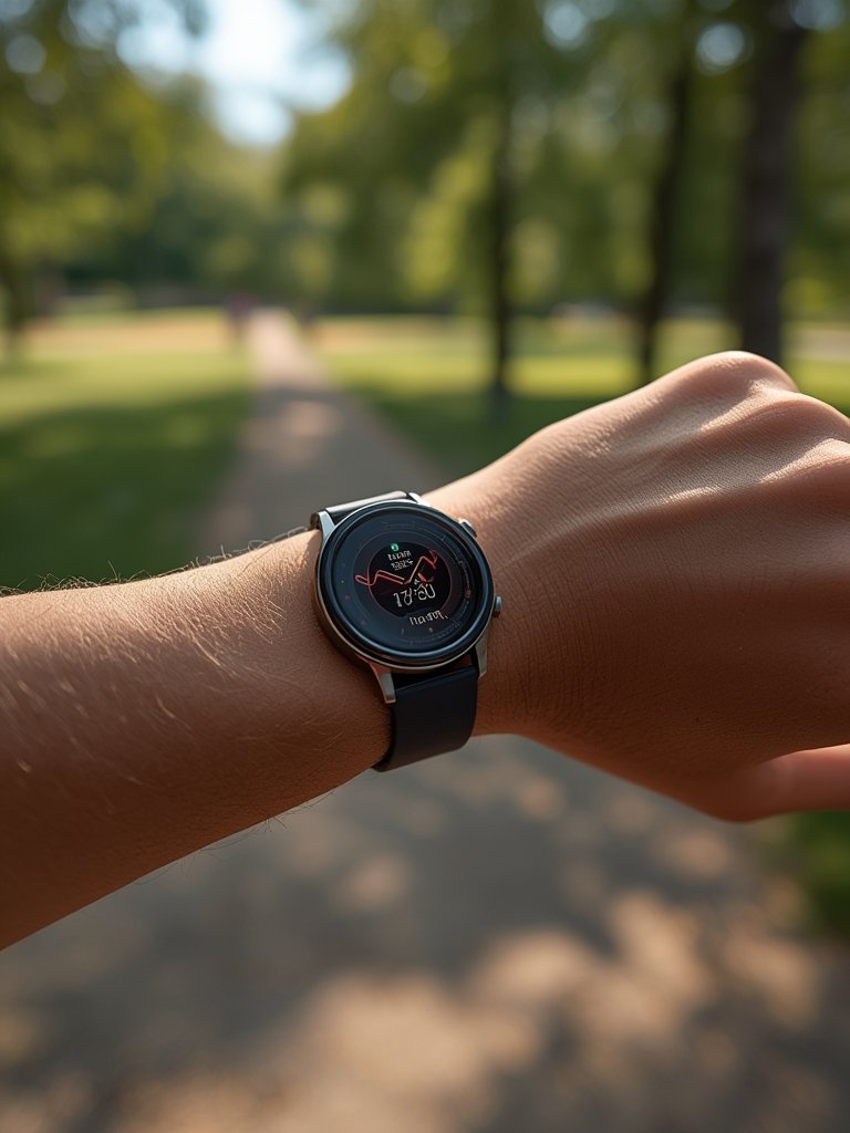 smart watch in action