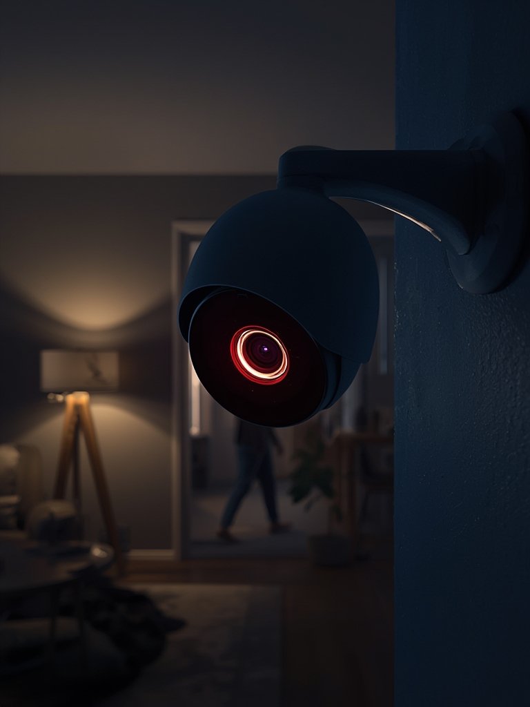 indoor camera in action