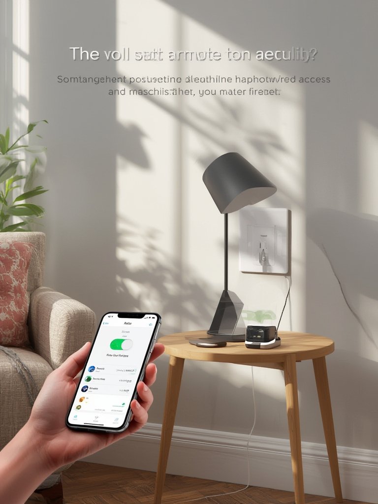 smart outlet in action