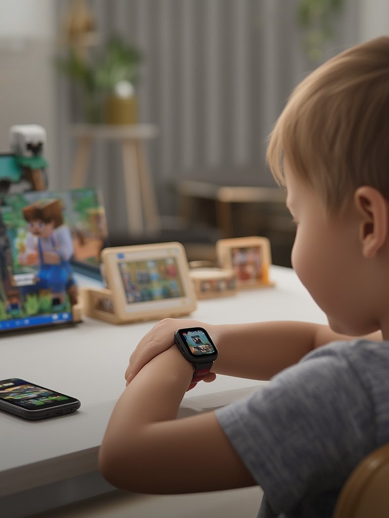 minecraft watch in action