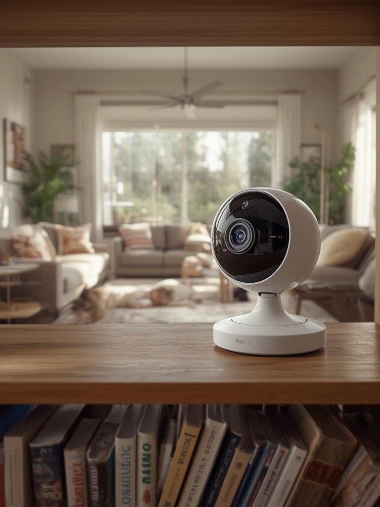 indoor camera in action