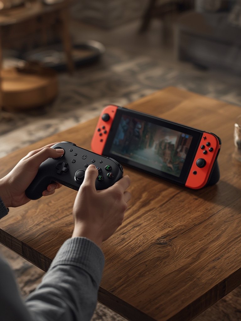 Pro Controller in action