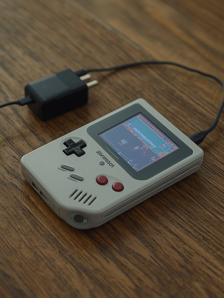 retro handheld game console - Illustration 2