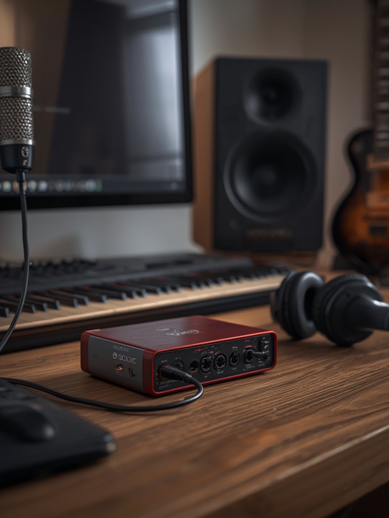 audio interface in action